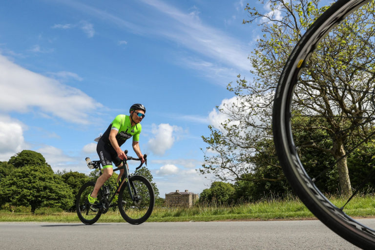 cyclist Beyond the Wall Triathlon 2026