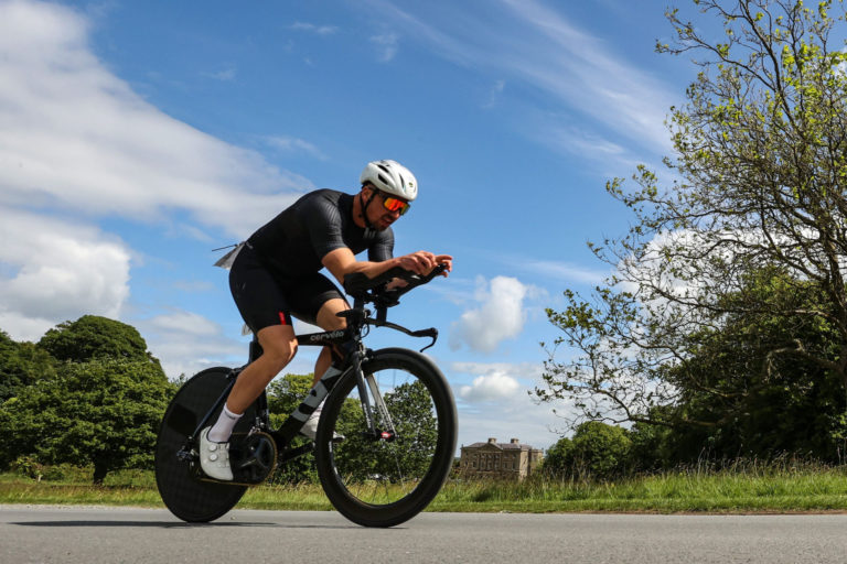 cyclist Beyond the Wall Triathlon 2026