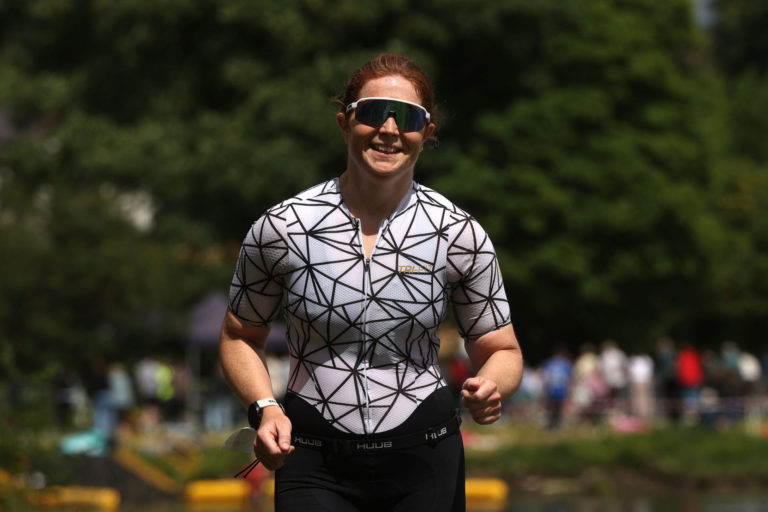 runner Beyond the Wall Triathlon 2026