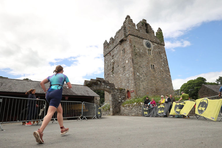 runner Beyond the Wall Triathlon 2026