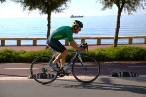 Tri Team Ireland Tarragona 2026 cyclist in action