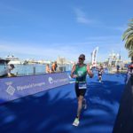 Tarragona 2026 tri Team Ireland Age Group athlete in action