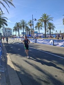 Tarragona 2026 tri Team Ireland Age Group athlete in action