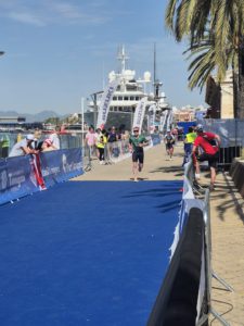 Tarragona 2026 tri Team Ireland Age Group athlete in action