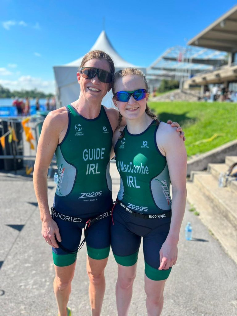 Judith MacCombe and guide Eimear Nicholls