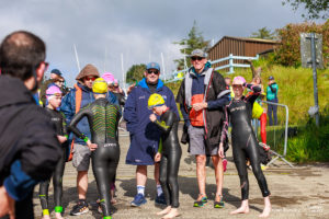 Schull Youth Aquathlon spectators
