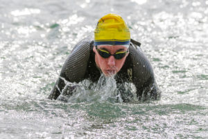 swim exit Schull Triathlon