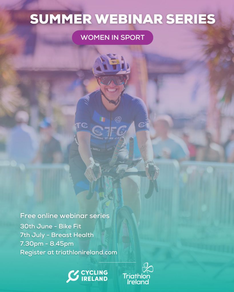 Women in Sport Webinar series flyer