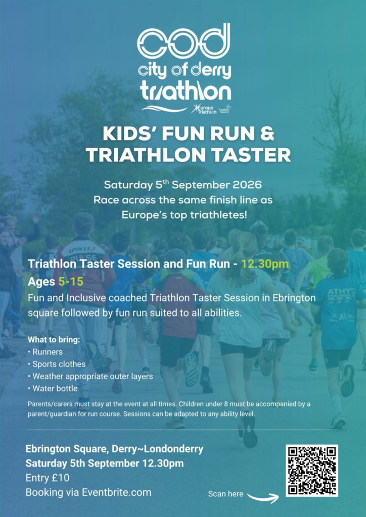 City of Derry Fun run and triathlon taster