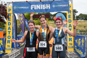 Image from the National Youth Triathlon Championships which were held in Loughrea, Co. Galway on Sunday 2nd August 2026. Photo: James Wright Photography