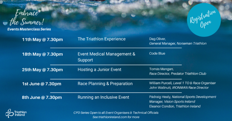 Triathlon Ireland Launch New Events Masterclass Series