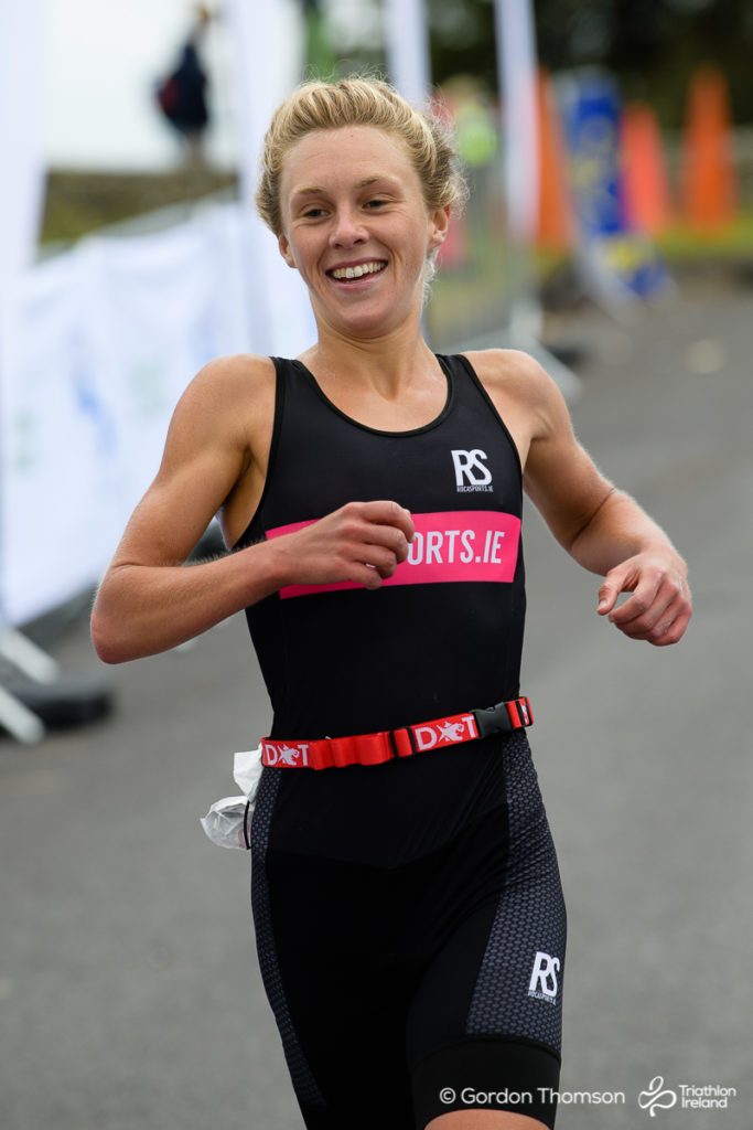 Shannon Kelly at Loughrea Triathlon 2021
